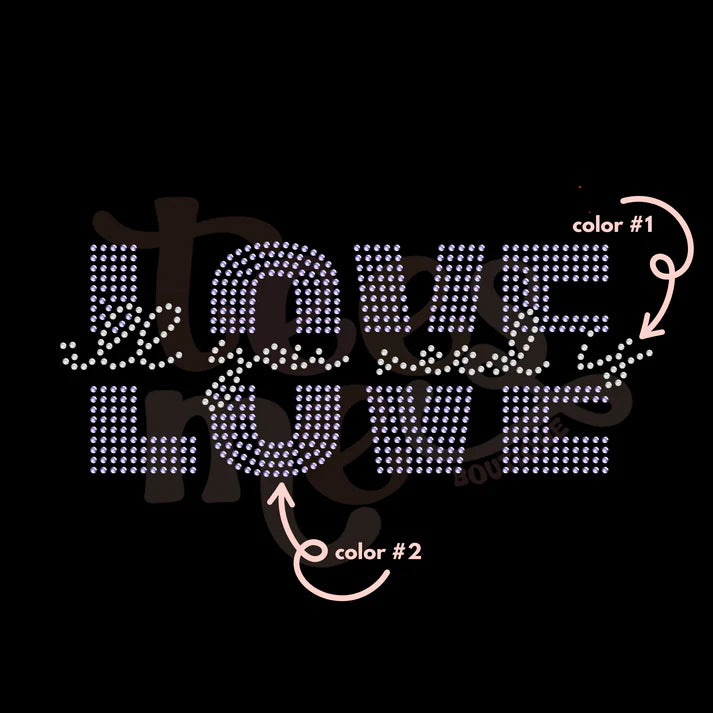 All You Need is Love Spangle Design