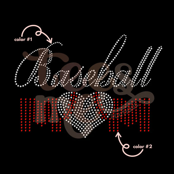 Baseball Mom Spangle Design