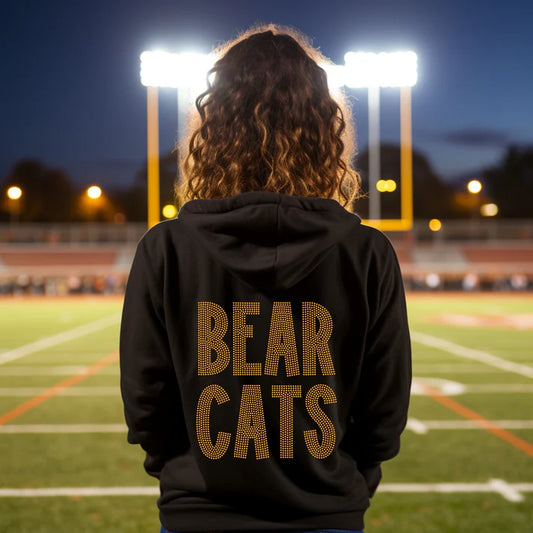 Bearcats Font Mascot Spangle Design