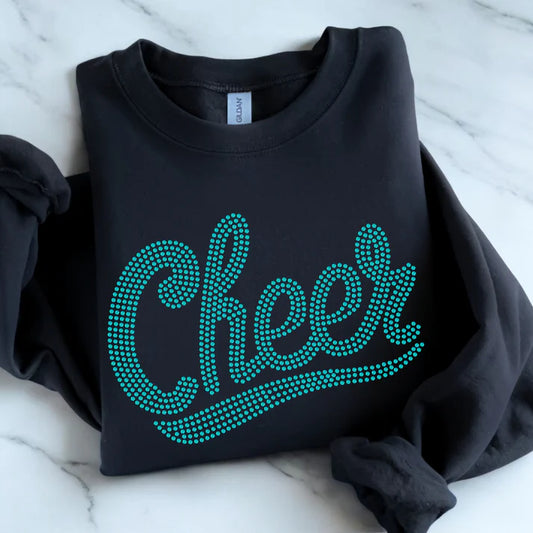 Cheer Fancy Font Spangle Design