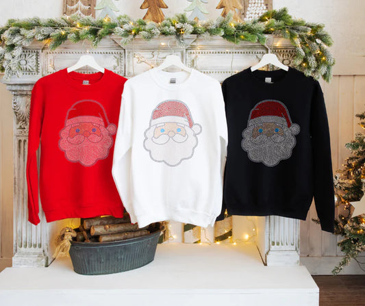 Cute Santa Spangle Design