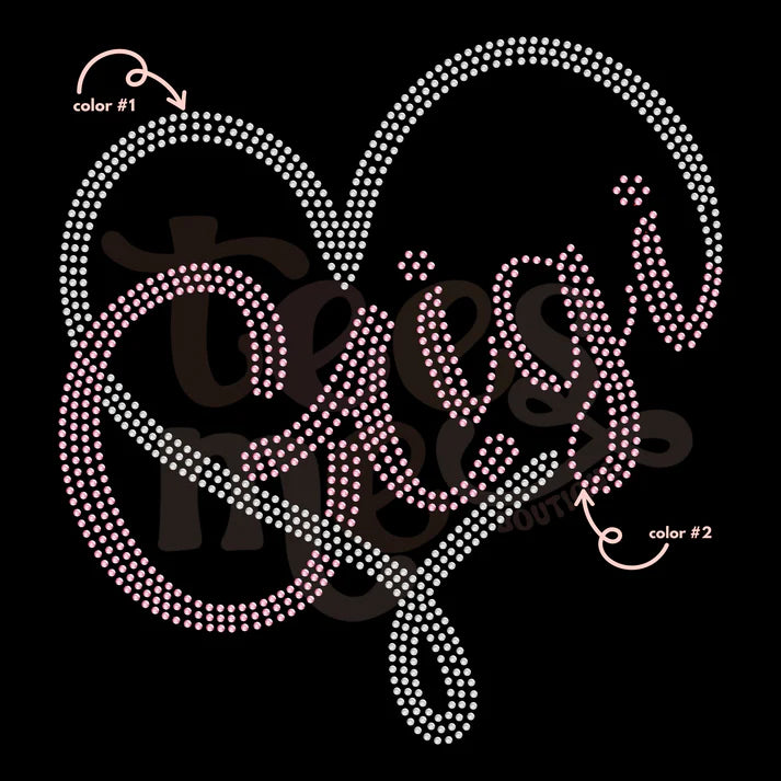 Gigi Heart Spangle Design