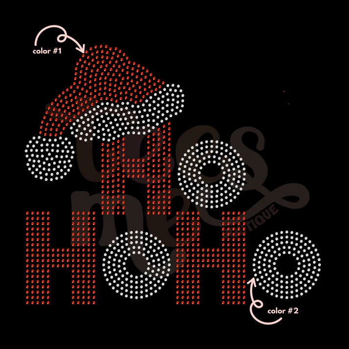 Ho Ho Ho Spangle Design