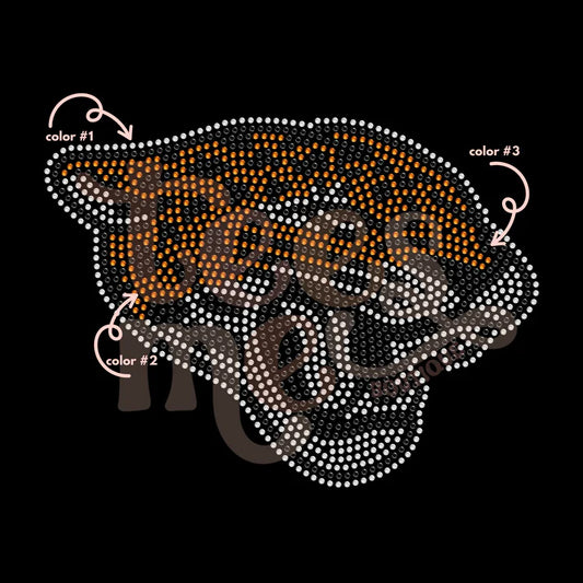 Jaguar Head Spangle Design