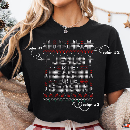 Jesus is the Reason for the Season Spangle Design