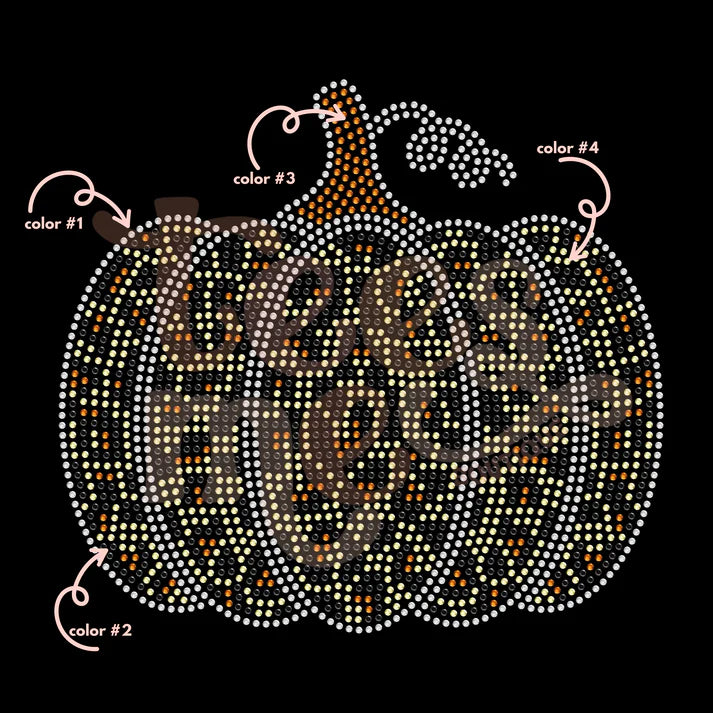 Leopard Pumpkin Spangle Design