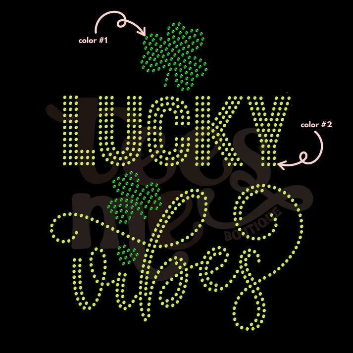 Lucky Clover Vibes Spangle Design