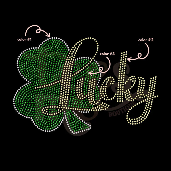 Lucky Shamrock Spangle Design