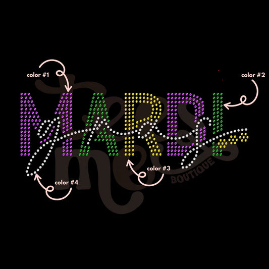 Mardi Gras Spangle Design