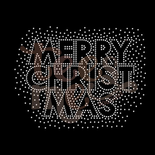 Merry Christmas Scatter Spangle Design