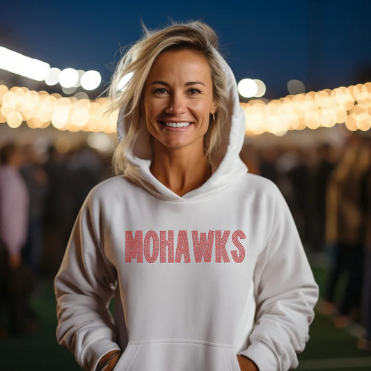 Mohawks Font Mascot Spangle Design