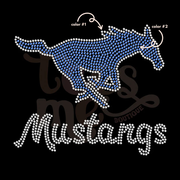 Mustangs Spangle Design