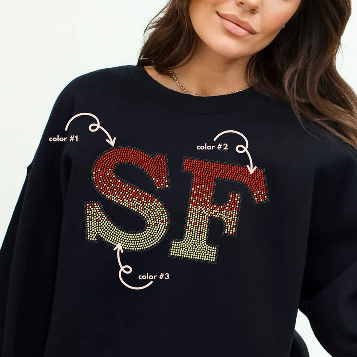 SF Ombre Spangle Design