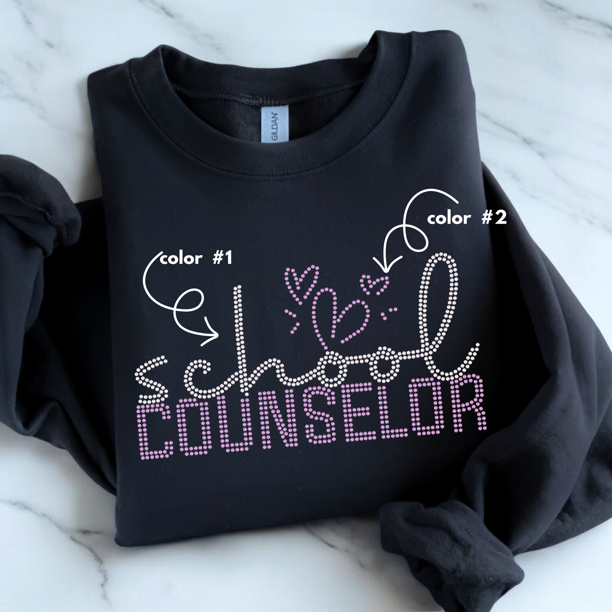 School Counselor Spangle Design