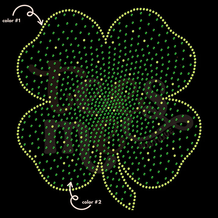 Shamrock Inside Scatter Spangle Design