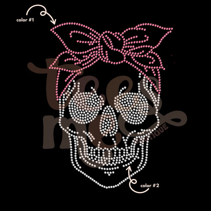 Skull Bandana Spangle Design