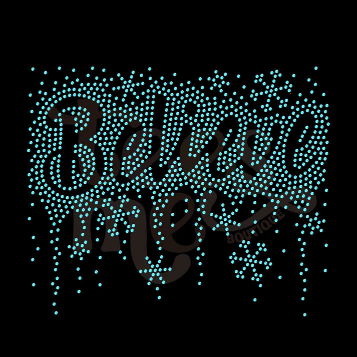 Snowflake Believe Spangle Design