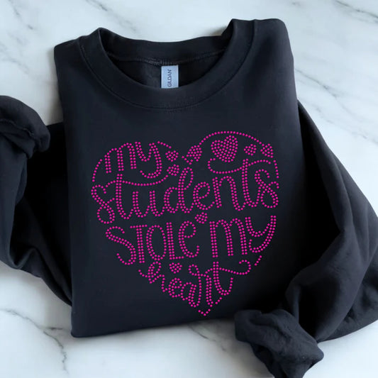 My Students Stole My Heart Spangle Design