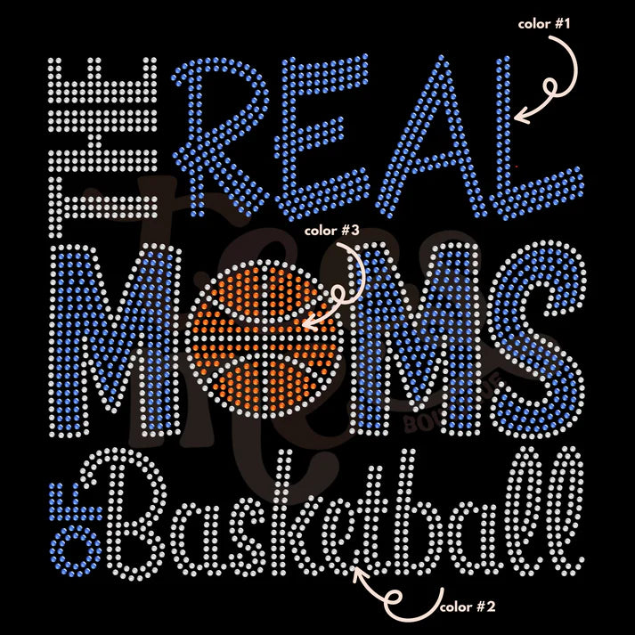 The Real Moms of Basketball Spangle Design