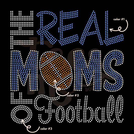 The Real Moms of Football Spangle Design