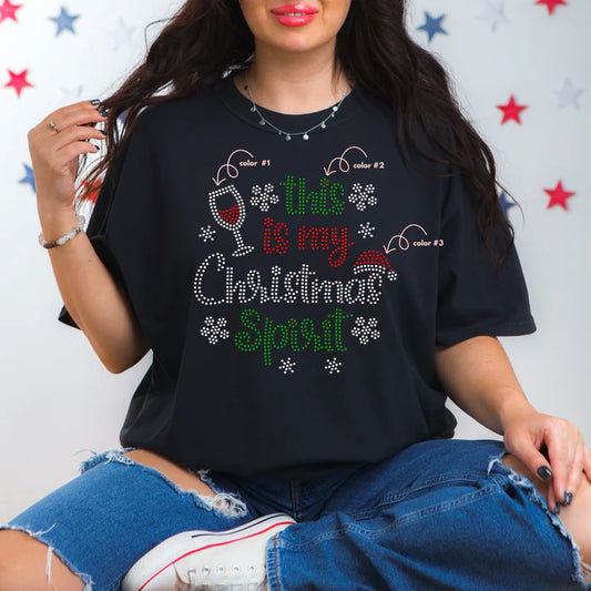 This is My Christmas Spirit Spangle Design