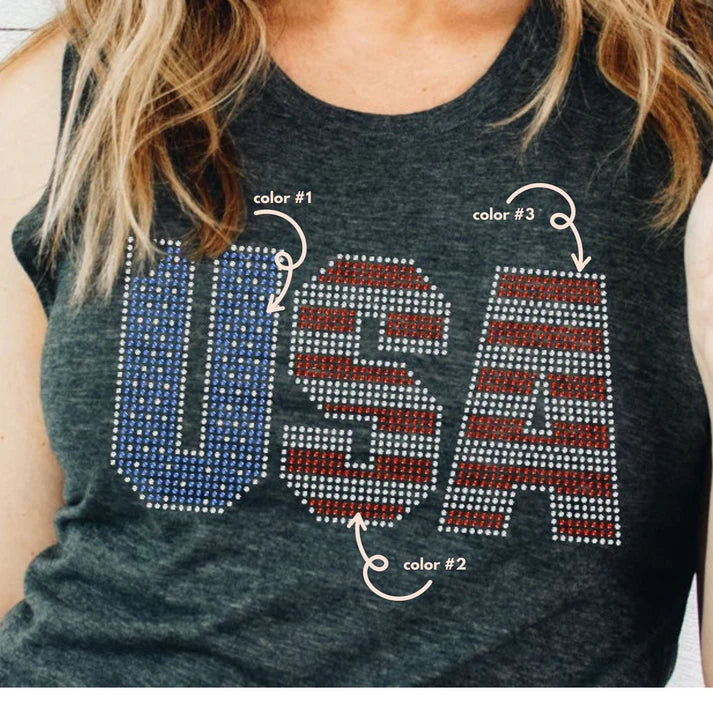 USA Spangle Design